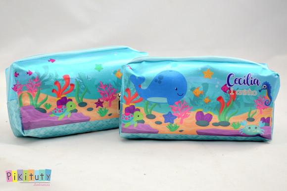 Necessaire / Estojo Fundo do mar