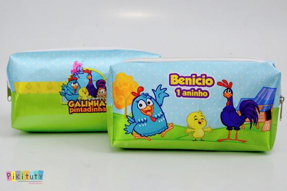 Necessaire / Estojo Galinha Pintadinha