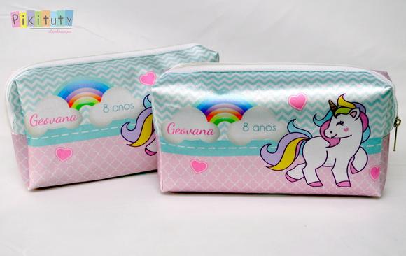Necessaire / Estojo Unicórnio
