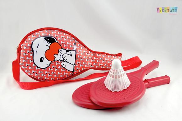 Novidade! Kit Bolsa + Raquete Snoopy