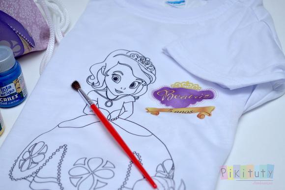 Novidade! Kit camiseta para colorir