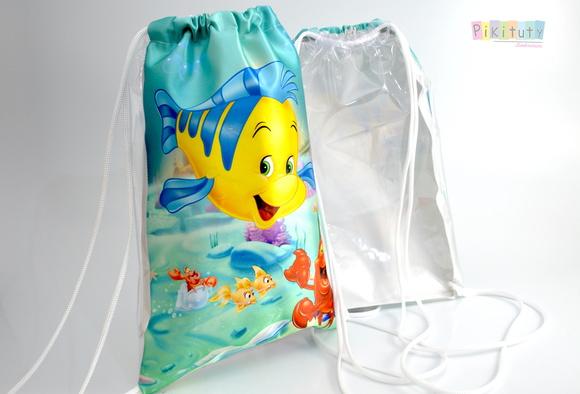 Novidade! Mochila de Praia - Ariel para meninos