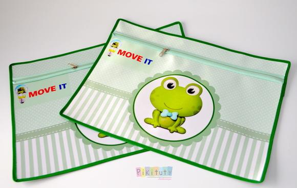 Pasta Envelope Sapinho - Jardim para meninos
