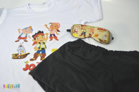 Pijama + máscara de dormir - Piratas da Terra do Nunca