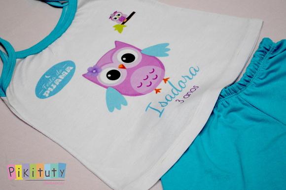 Pijama Baby Doll Coruja
