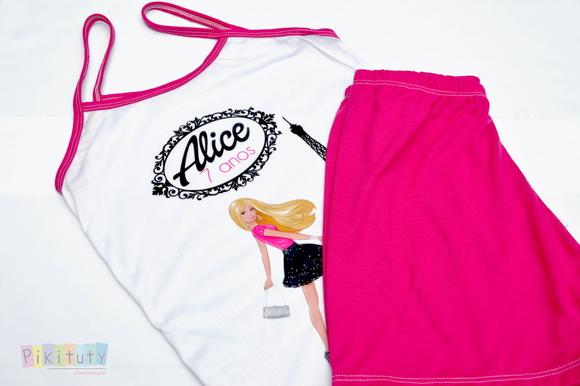 Pijama Baby Doll Barbie Paris