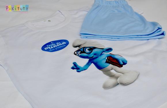 Pijama Smurfs