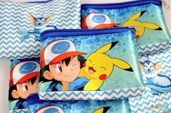 Porta documento/ Mini necessaire - Pokemon