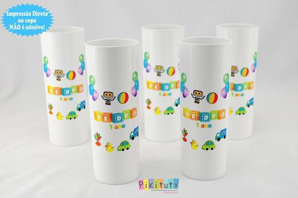 Promoção! 20 Copos Long Drink - Brinquedos
