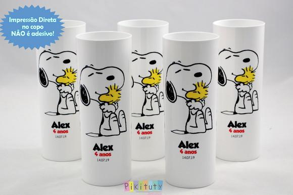 Promoção! 20 Copos Long Drink - Snoopy