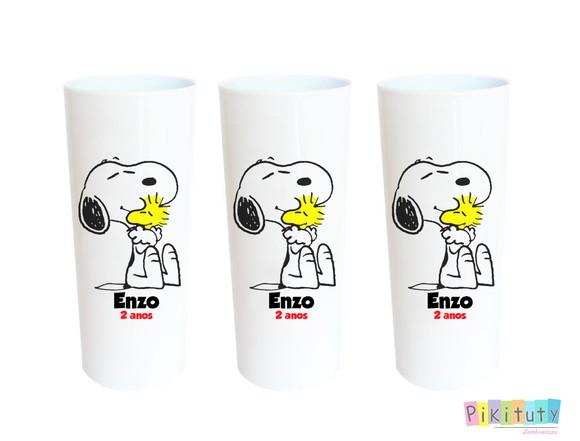 Promoção! 20 Copos Long Drink - Snoopy