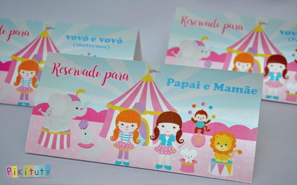 Reservado para mesa - Circo Rosa