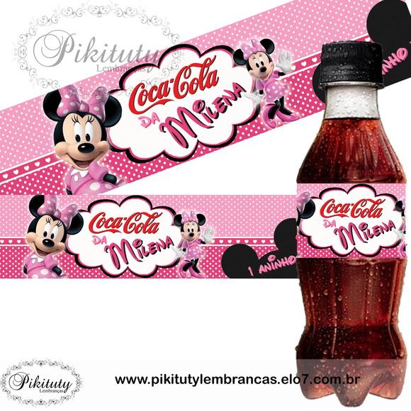 Rótulo p/ Mini Coca Cola