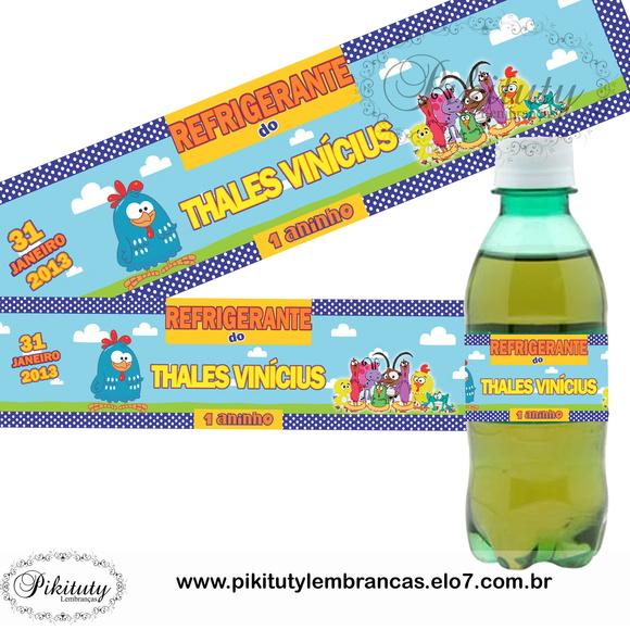 Rótulo para Refrigerante Caçulinha