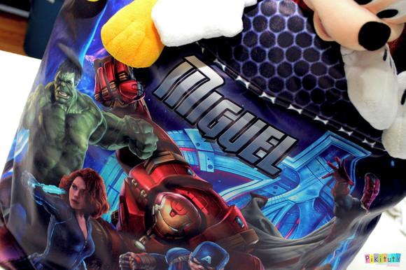 Saco/cesto Organizador de Brinquedos - Vingadores