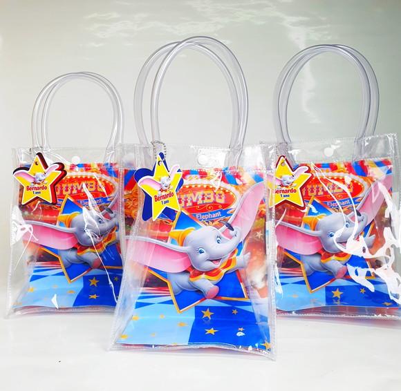 Sacola Cristal com Tag Dupla - Dumbo