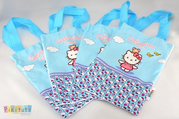 Sacola de tecido Hello Kit
