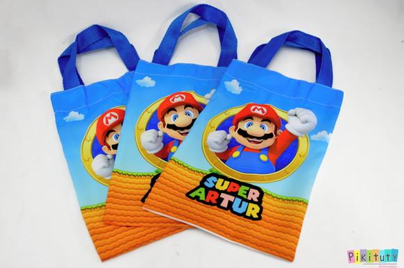 Sacola de tecido Super Mario