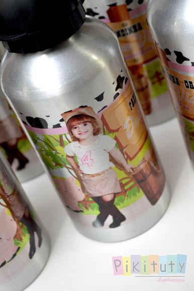 Squeeze de Alumínio 500 ml Fazendinha