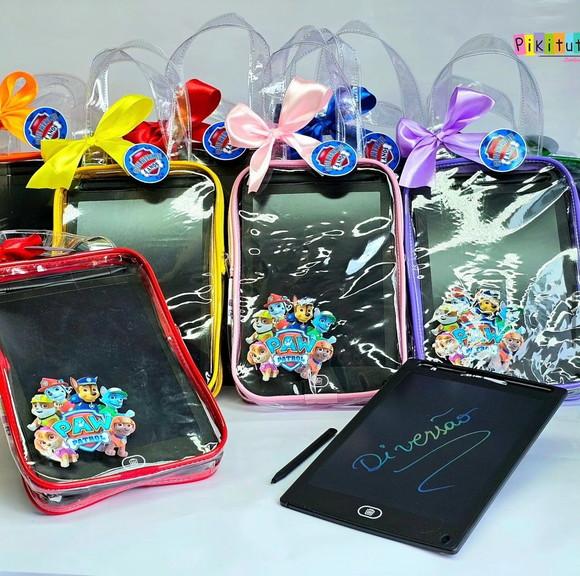Tablet Mágico com Bolsa Cristal Patrulha Canina