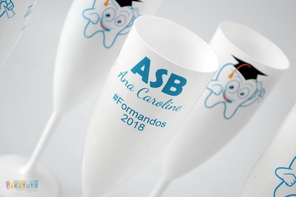 Taça para Champagne Formatura