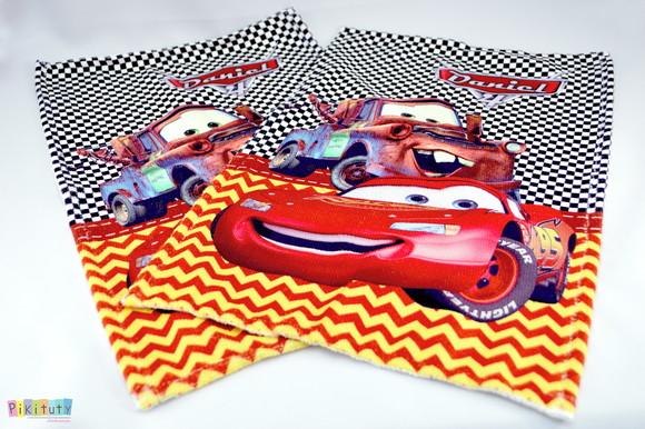 Toalha Lavabo c/impressão total - Carros Disney