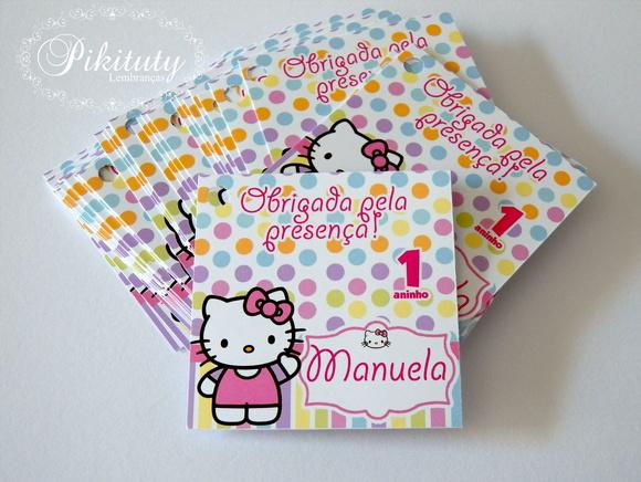 Tags de agradecimento Grande 7x7 cm