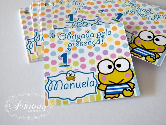 Tags de agradecimento Grande 7x7 cm