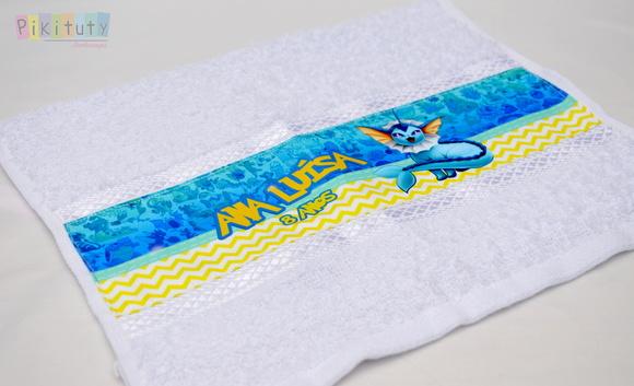 Toalhinha personalizada - Pokemon