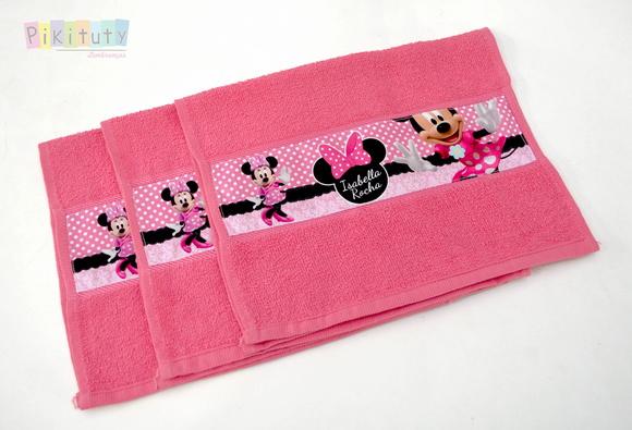 Toalhinha personalizada Minnie