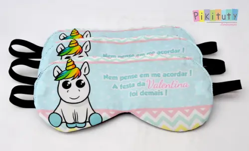 10 Máscaras de Dormir - Unicórnio