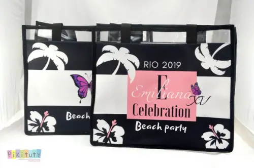 20 Bolsas de Praia - Aniversário