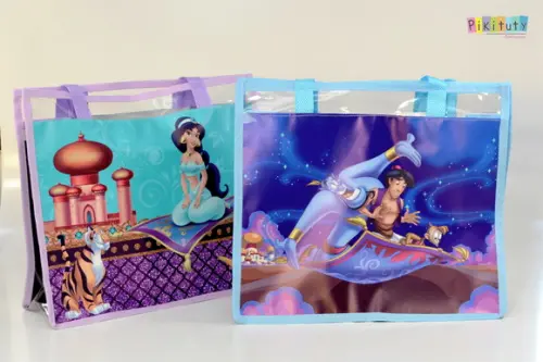 20 Bolsas de Praia - Jasmine e Aladdin