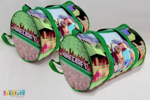 20 Bolsas de Viagem - Minecraft