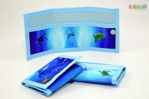 20 Carteiras Infantil - Tubarão Fundo do Mar