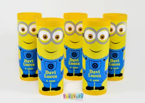 20 Copos Long Drink Minions