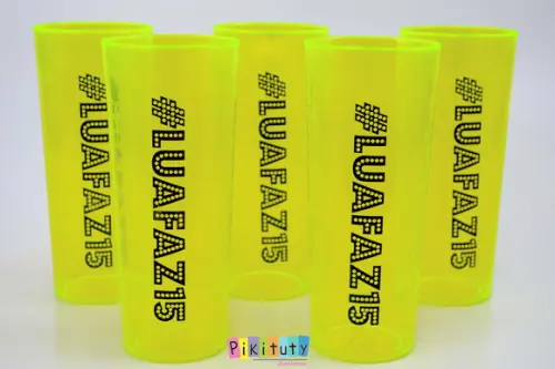 20 Copos Long Drink Neon