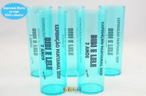 20 Copos Long Drink Neon