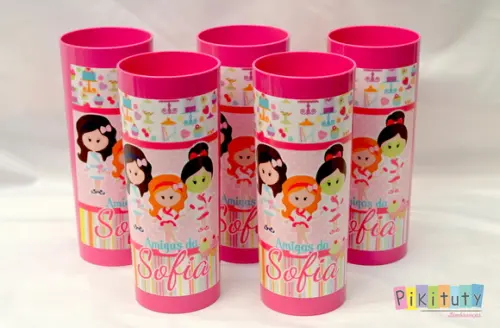 20 Copos Long Drink Spa das Amigas