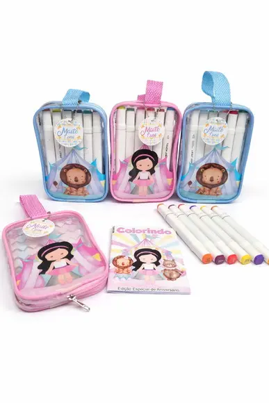 20 Kit Colorir Touch - Circo