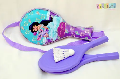 20 Kits Bolsa + Raquete Aladdin e Jasmine