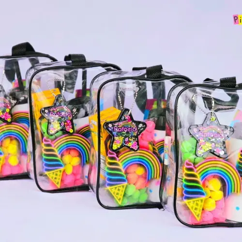 20 Kits Lanchinho com Pipoca Gourmet - Neon