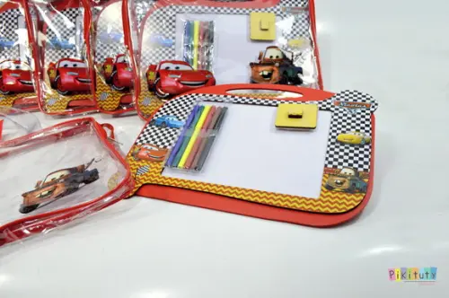 20 Kits Luxo Lousa Mágica - Carros Disney