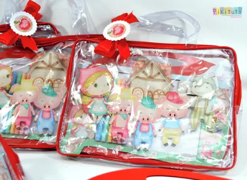 20 Kits Luxo Lousa Mágica - Chapeuzinho Vermelho