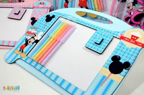 20 Kits Luxo Lousa Mágica - Confeitaria da Minnie
