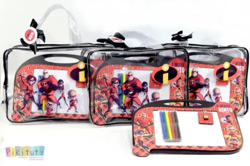 20 Kits Luxo Lousa Mágica - os Incríveis