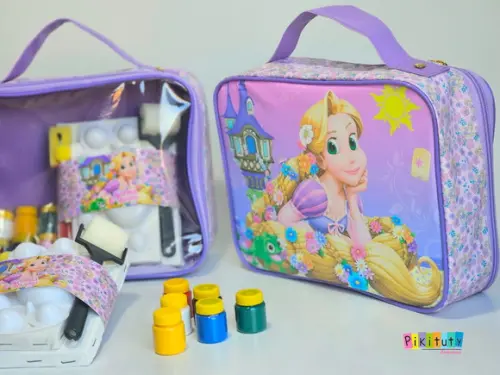 20 Kits Pintura Luxo - Enrolados Rapunzel