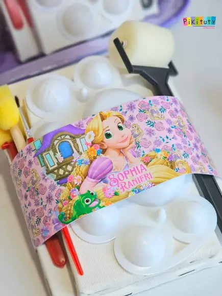 20 Kits Pintura Luxo - Enrolados Rapunzel