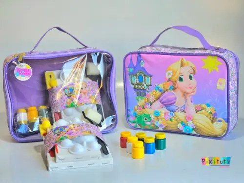 20 Kits Pintura Luxo - Enrolados Rapunzel