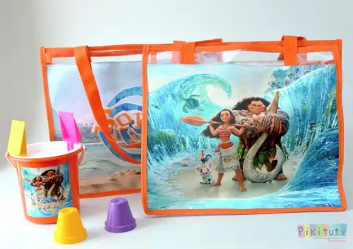 20 Kits Praia - Bolsa de Praia + Balde de Praia Moana